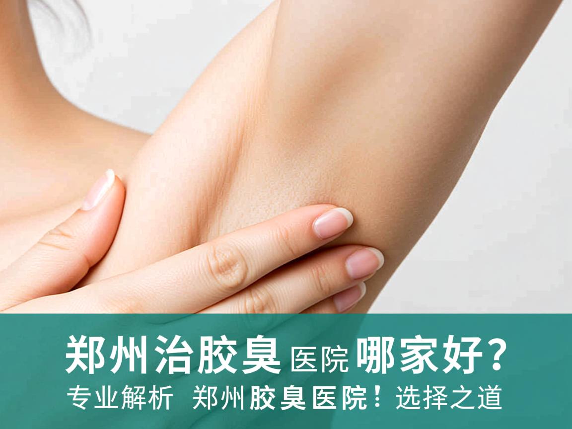 郑州治疗腋臭医院哪家好？专业解析郑州腋臭医院的选择之道