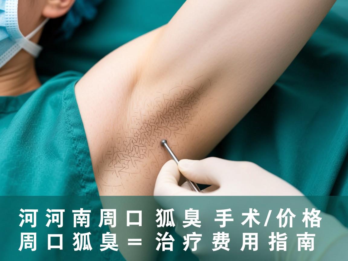 深度解析河南周口狐臭手术价格 周口狐臭治疗费用指南