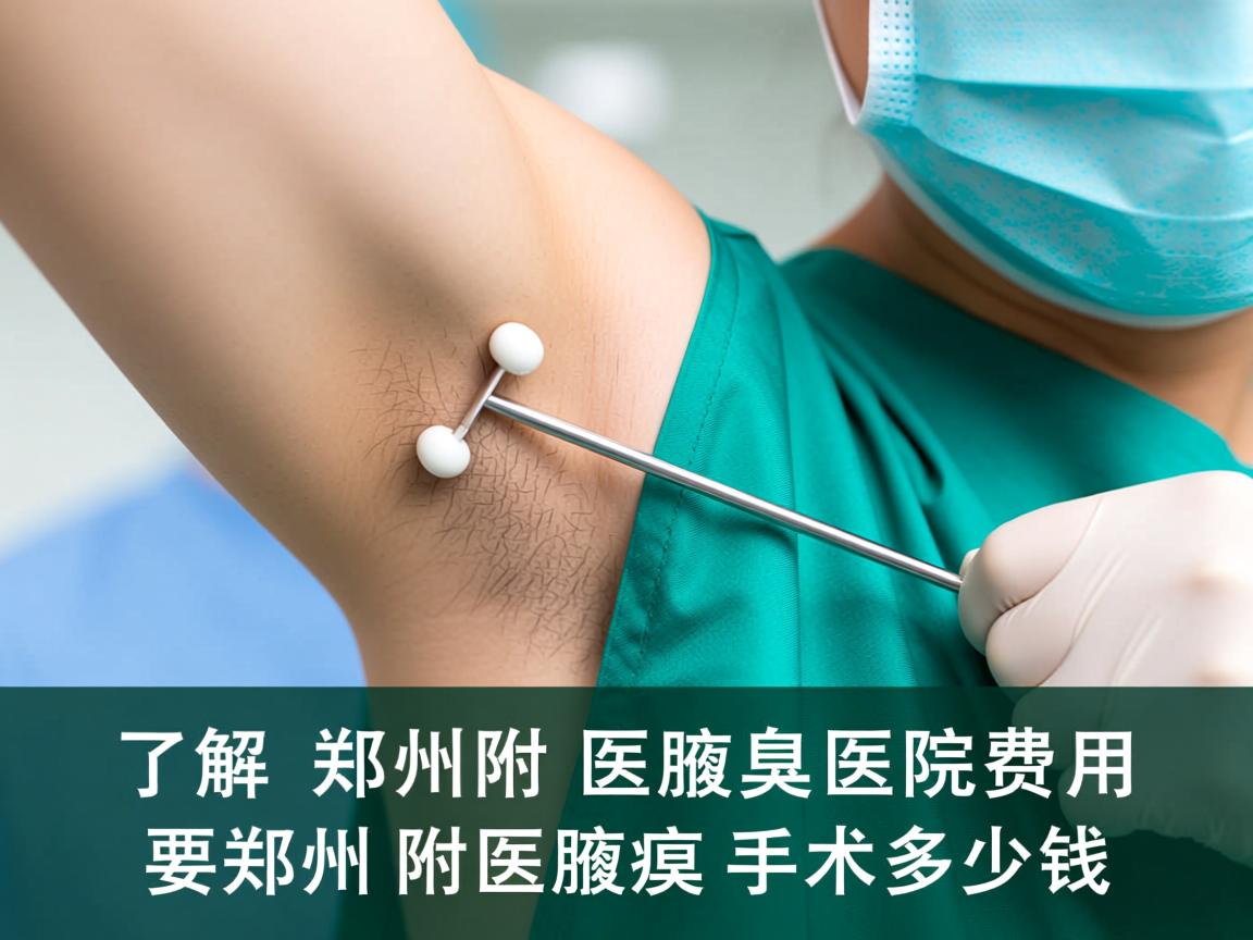 了解郑州附医腋臭医院费用 解析郑州附医腋臭手术多少钱