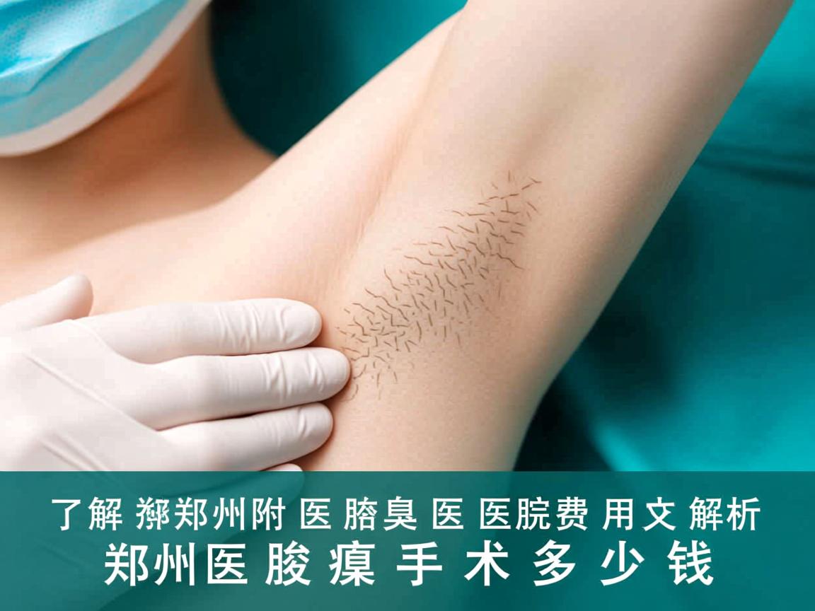 了解郑州附医腋臭医院费用 解析郑州附医腋臭手术多少钱