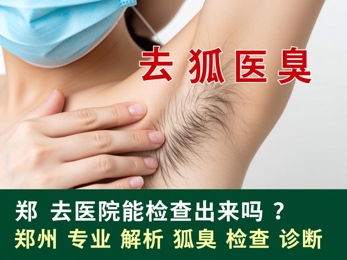 狐臭去医院能检查出来吗？郑州专业解析狐臭检查诊断
