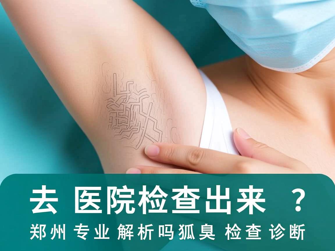 狐臭去医院能检查出来吗？郑州专业解析狐臭检查诊断