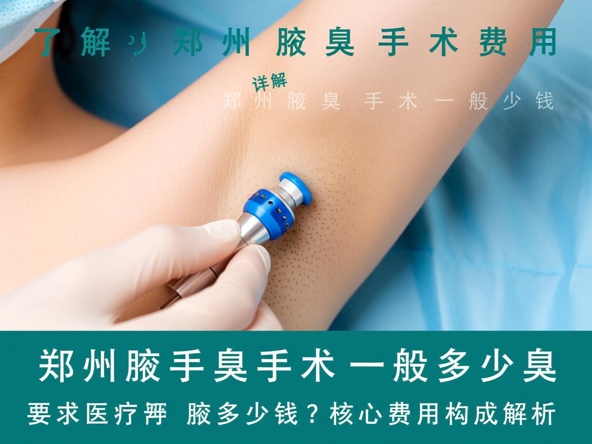 了解郑州腋臭手术费用，详解郑州腋臭手术一般多少钱
郑州腋臭手术一般多少钱？核心费用构成解析