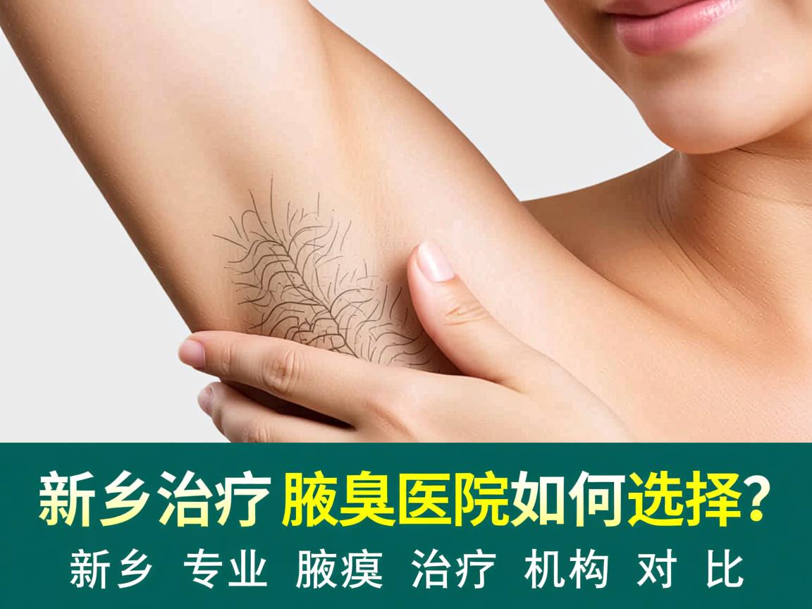 新乡治疗腋臭医院如何选择？新乡专业腋臭治疗机构对比