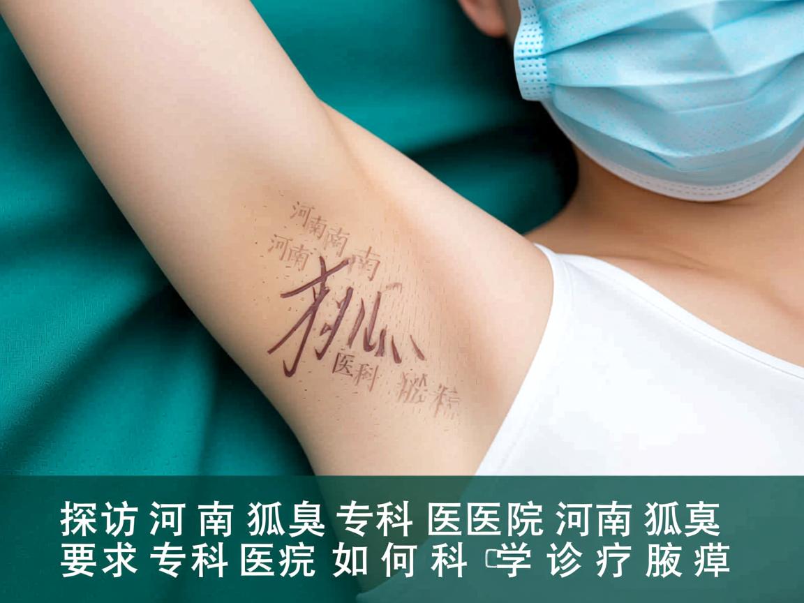 探访河南狐臭专科医院，河南狐臭专科医院如何科学诊疗腋臭