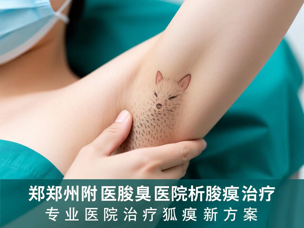 郑州附医腋臭医院解析腋臭治疗，专业医院治疗狐臭新方案