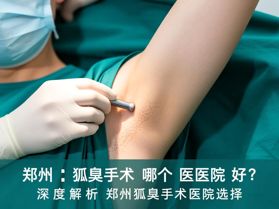 郑州狐臭手术哪个医院好？深度解析郑州狐臭手术医院选择