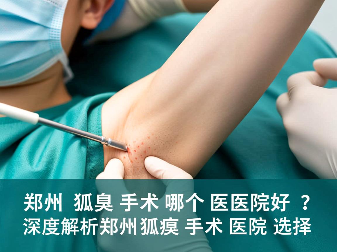 郑州狐臭手术哪个医院好？深度解析郑州狐臭手术医院选择