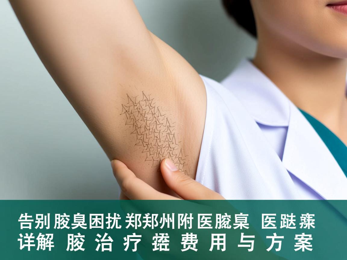 告别腋臭困扰，郑州附医腋臭医院详解腋臭治疗费用与方案