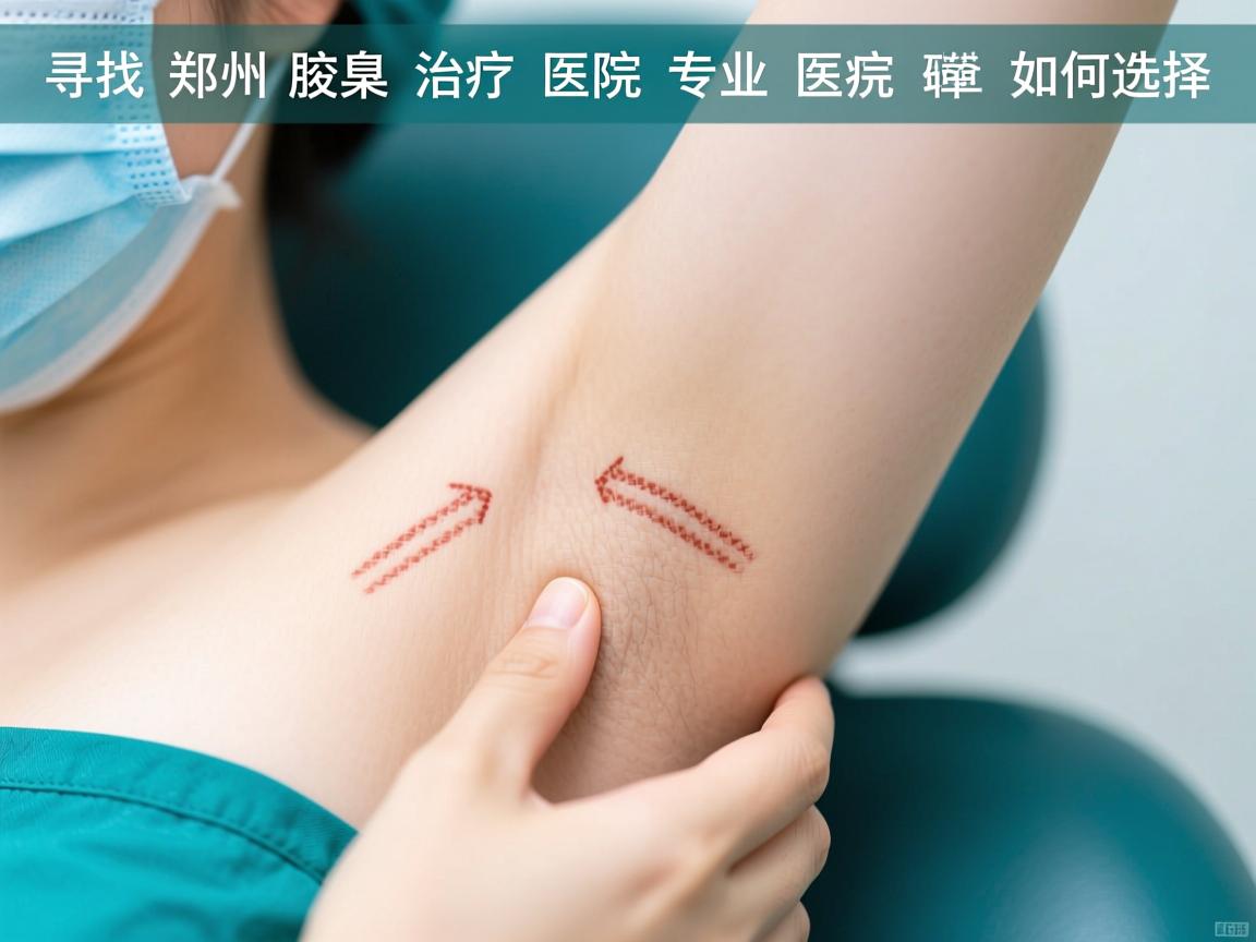 寻找郑州腋臭治疗医院，专业医院如何选择