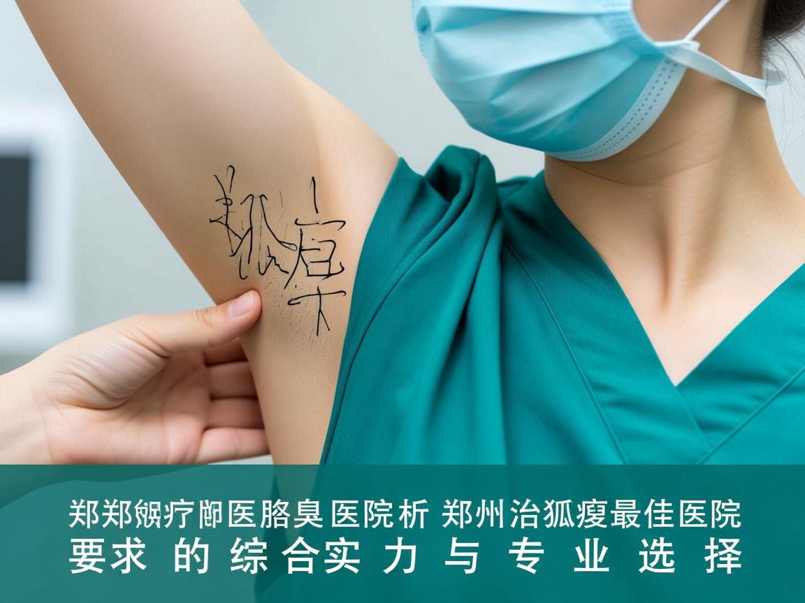 郑州附医腋臭医院解析，郑州治狐臭最佳医院的综合实力与专业选择