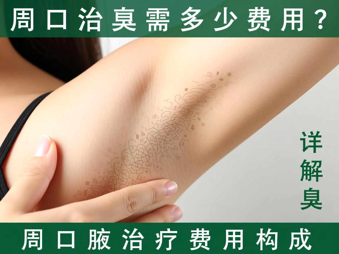周口治腋臭需要多少费用？详解周口腋臭治疗费用构成