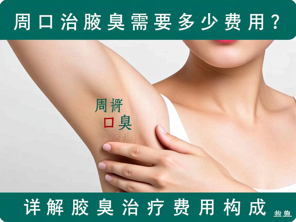 周口治腋臭需要多少费用？详解周口腋臭治疗费用构成