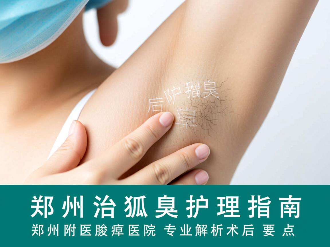 郑州治狐臭后护理指南，郑州附医腋臭医院专业解析术后要点