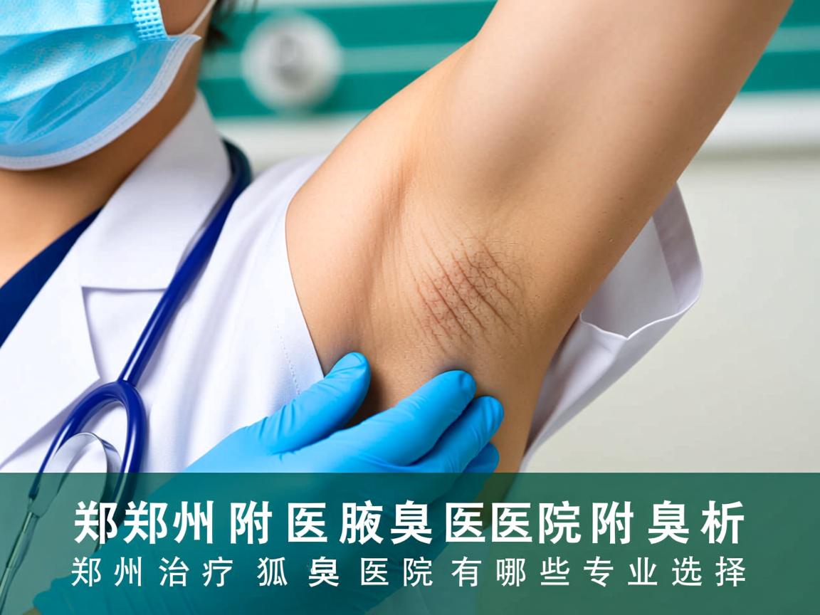 郑州附医腋臭医院解析，郑州治疗狐臭医院有哪些专业选择