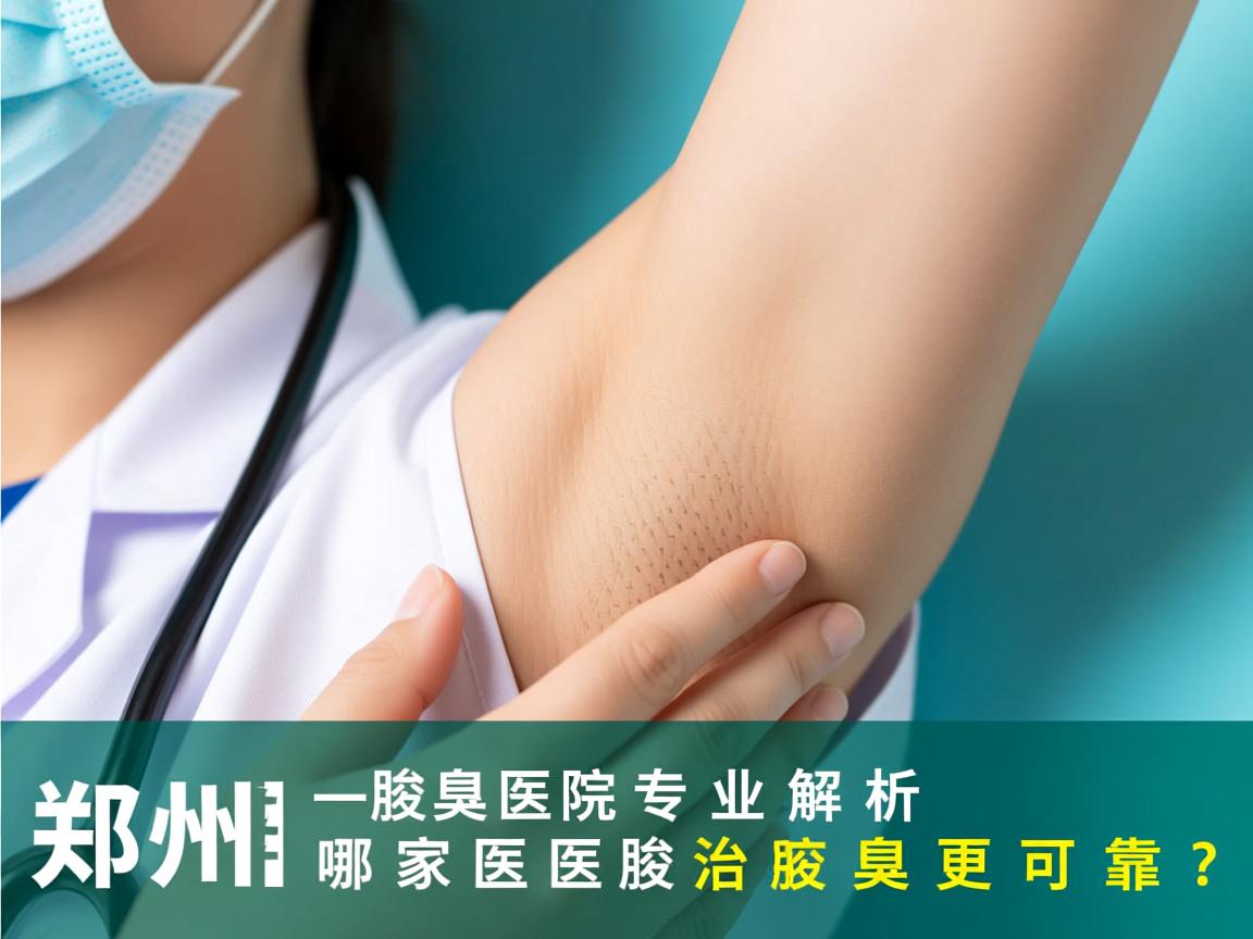 郑州腋臭医院专业解析，郑州哪家医院治腋臭更可靠？