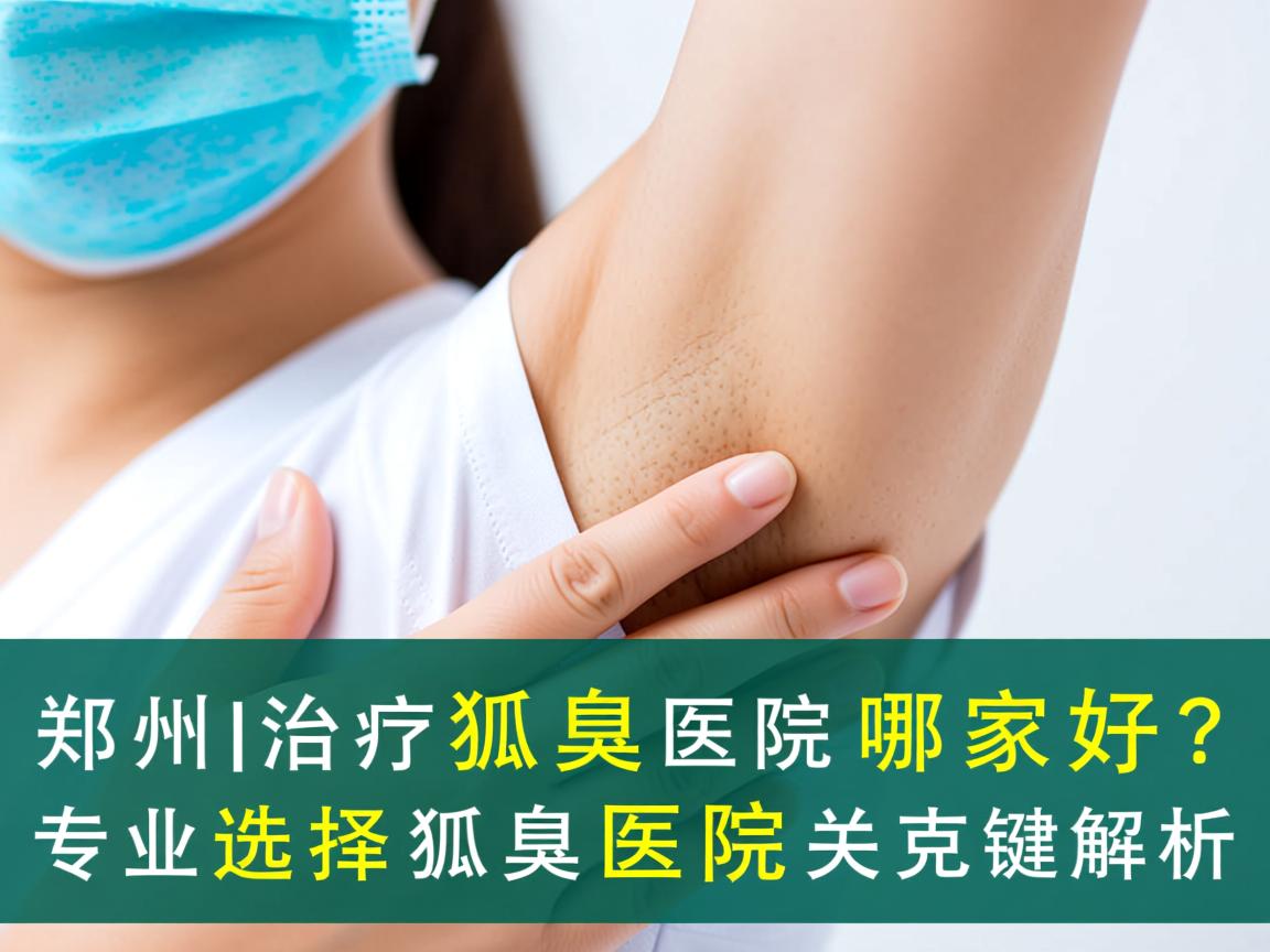 郑州治疗狐臭医院哪家好？专业选择狐臭医院的关键解析
