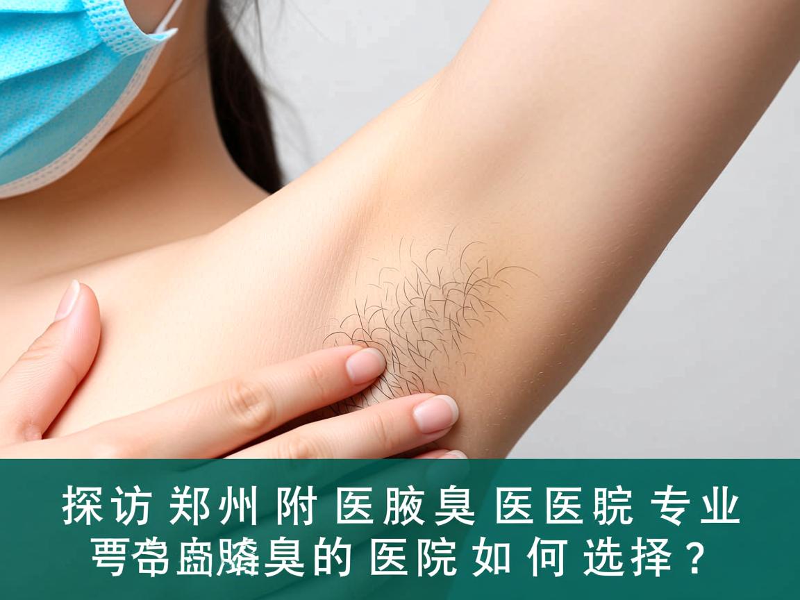 探访郑州附医腋臭医院，专业治腋臭的医院如何选择？
