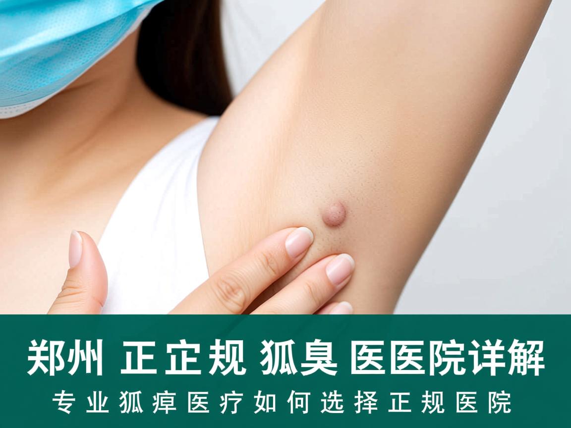 郑州正规狐臭医院详解，专业狐臭医疗如何选择正规医院