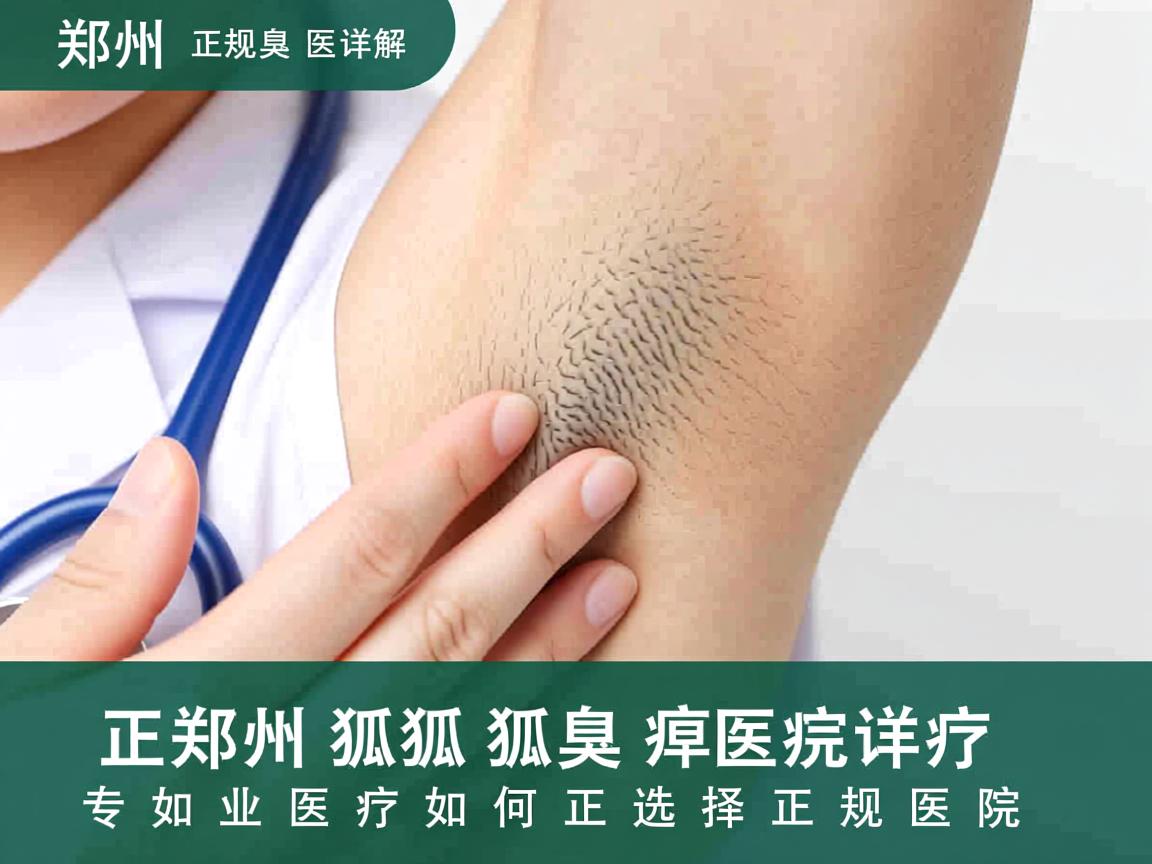 郑州正规狐臭医院详解，专业狐臭医疗如何选择正规医院