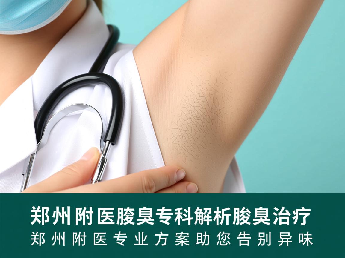 郑州附医腋臭专科解析腋臭治疗，郑州附医专业方案助您告别异味