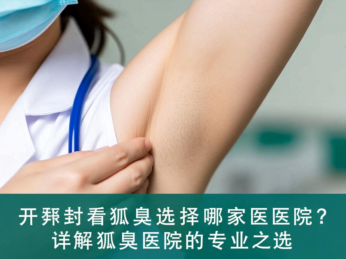 开封看狐臭选择哪家医院？详解狐臭医院的专业之选