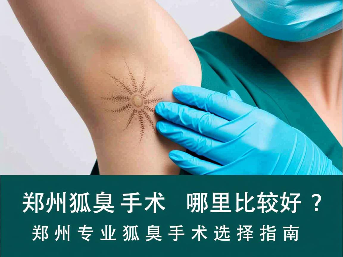 郑州狐臭手术哪里比较好？郑州专业狐臭手术选择指南