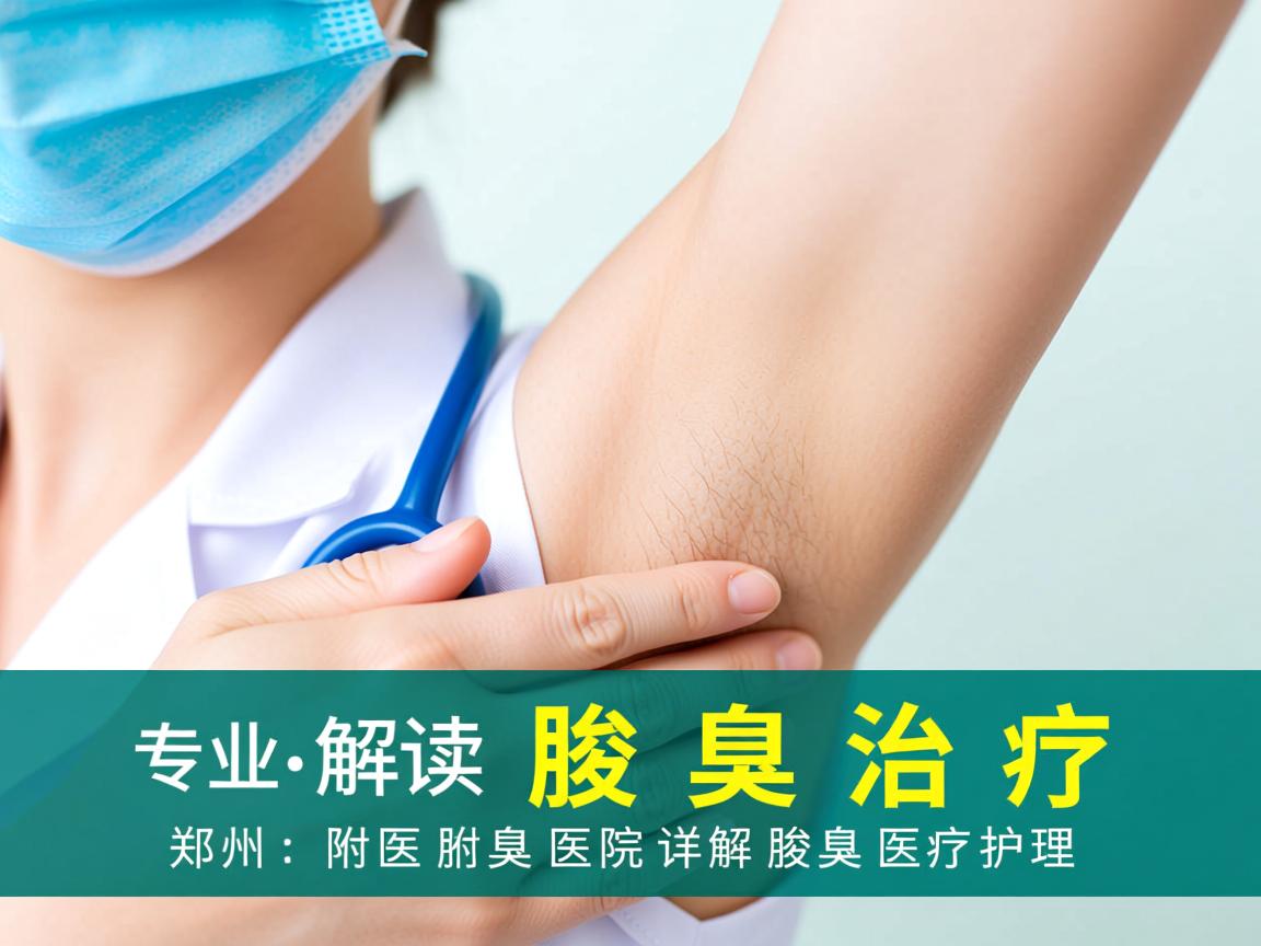 专业解读腋臭治疗，郑州附医腋臭医院详解腋臭医疗护理