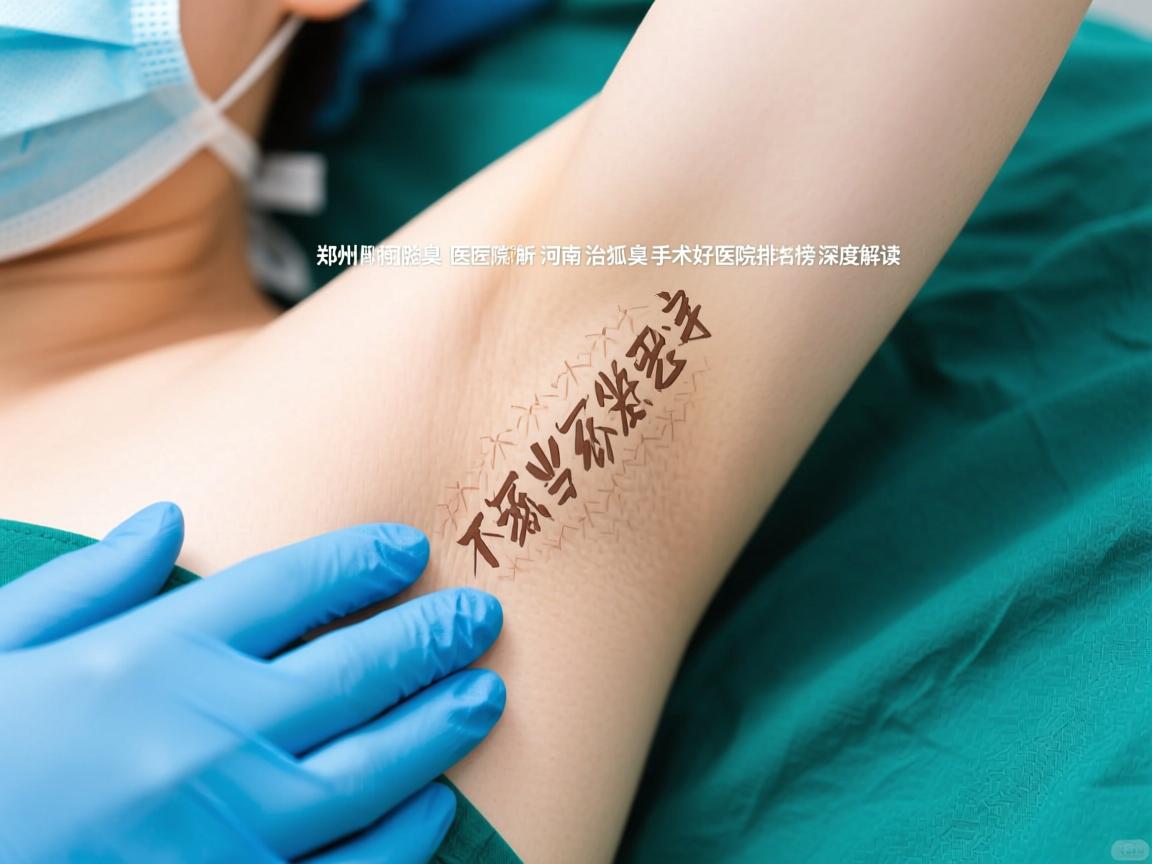 郑州附医腋臭医院解析，河南治疗狐臭手术最好医院排名榜深度解读