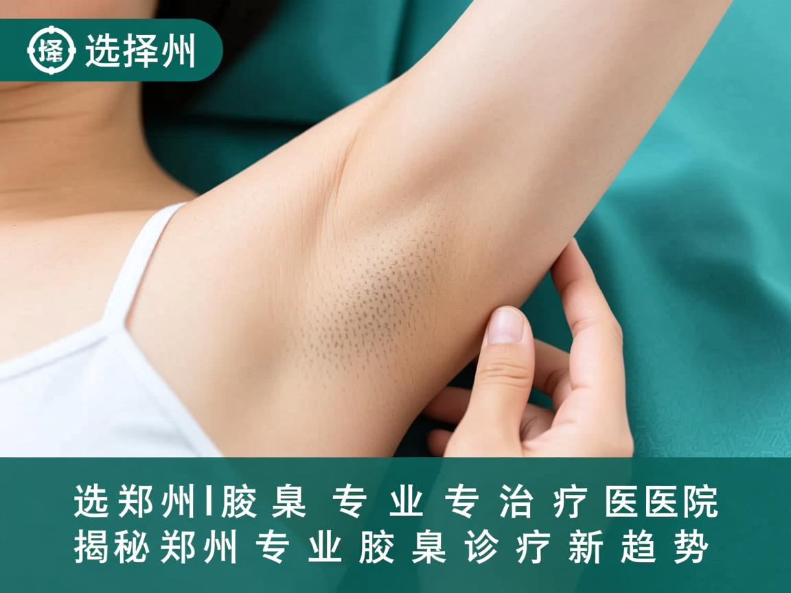 选择郑州腋臭专业治疗医院，揭秘郑州专业腋臭诊疗新趋势