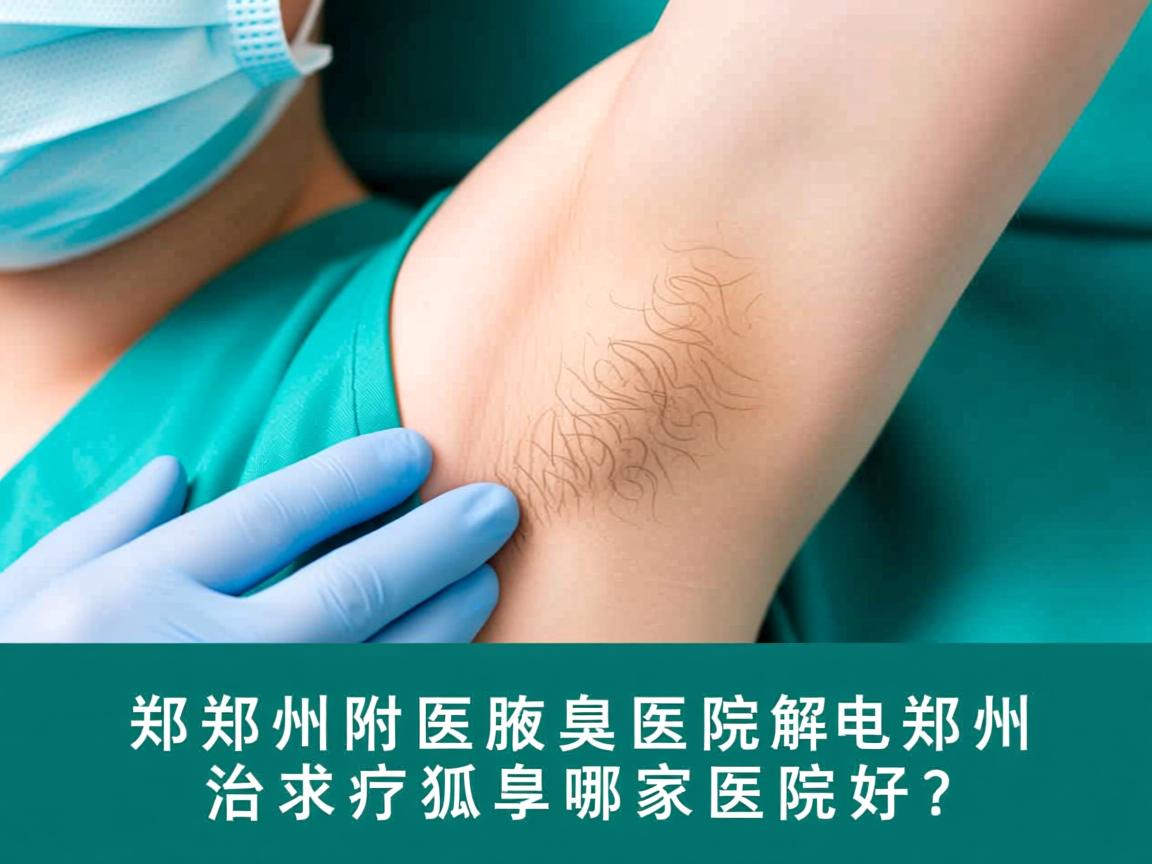 郑州附医腋臭医院解析，郑州治疗狐臭哪家医院好？