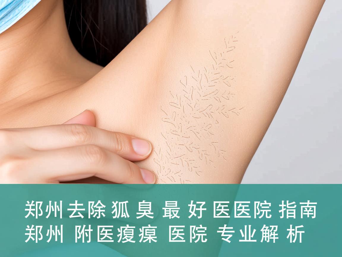 郑州去除狐臭最好医院指南，郑州附医腋臭医院专业解析