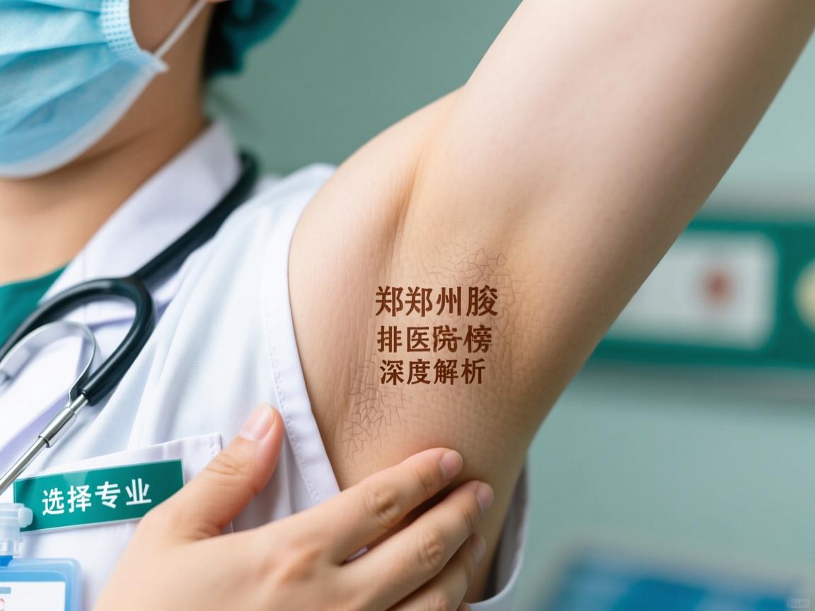 郑州腋臭医院排行榜深度解析，选择专业腋臭医院的关键指南