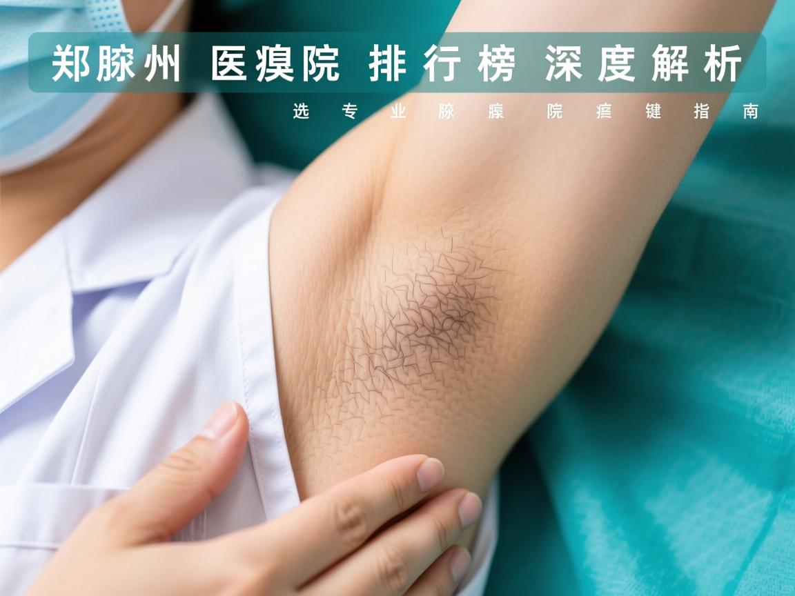 郑州腋臭医院排行榜深度解析，选择专业腋臭医院的关键指南