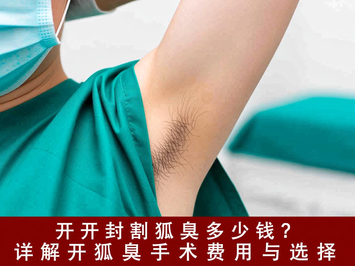 开封割狐臭多少钱？详解开封狐臭手术费用与选择