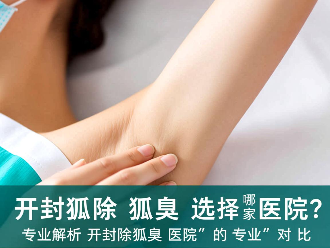 开封除狐臭选择哪家医院？专业解析开封除狐臭医院的专业对比
