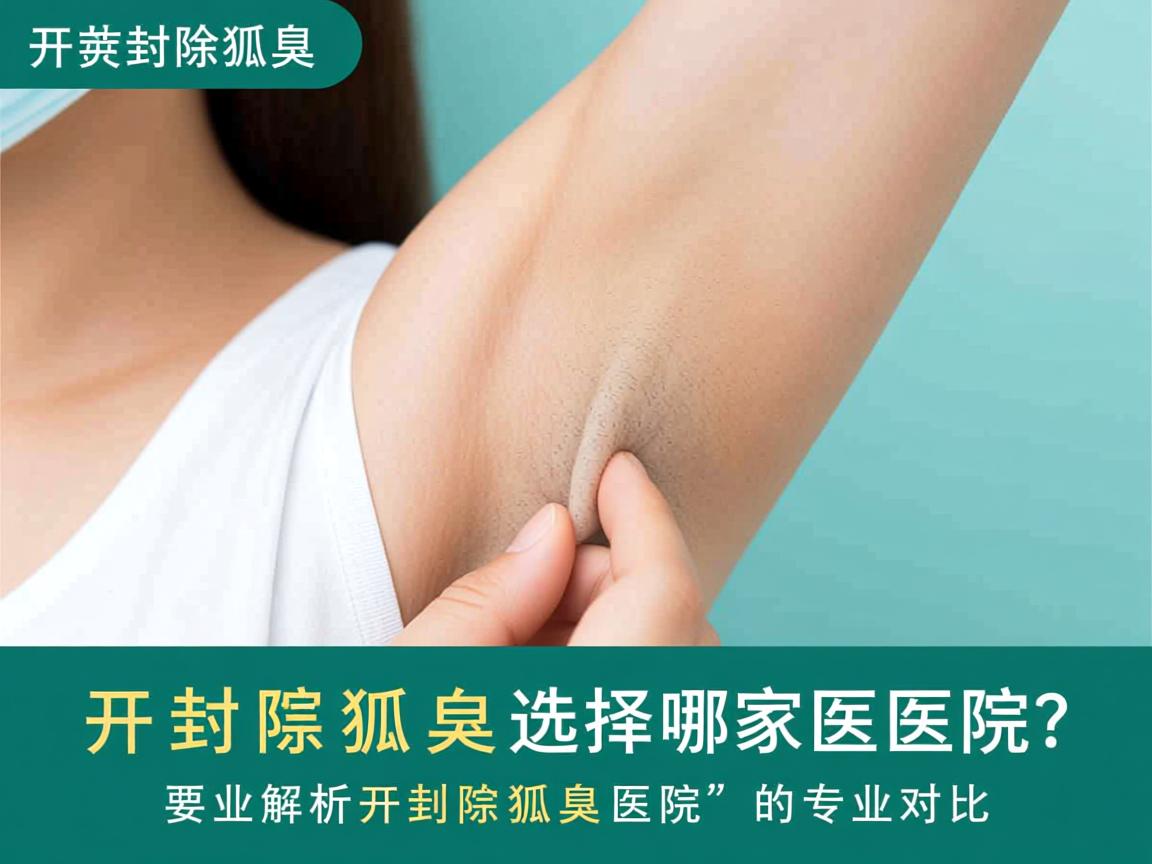 开封除狐臭选择哪家医院？专业解析开封除狐臭医院的专业对比