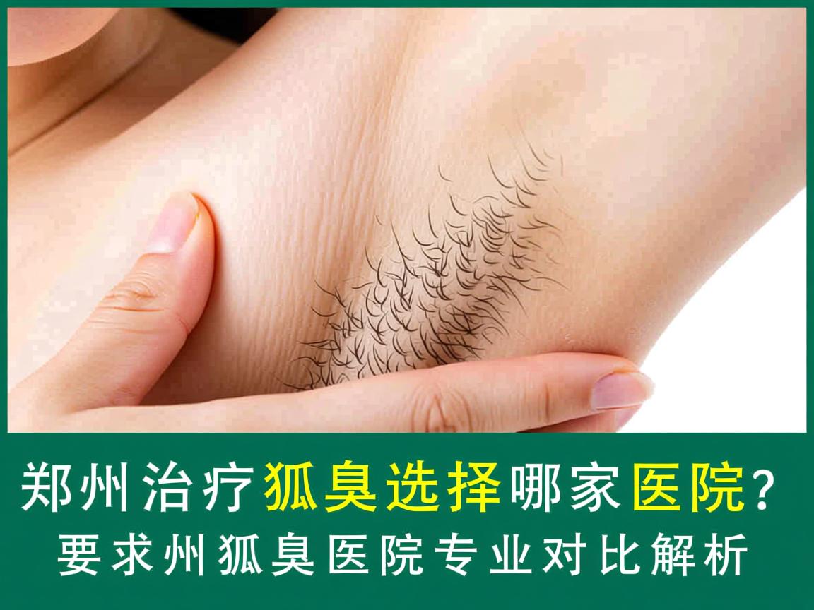 郑州治疗狐臭选择哪家医院？郑州狐臭医院专业对比解析