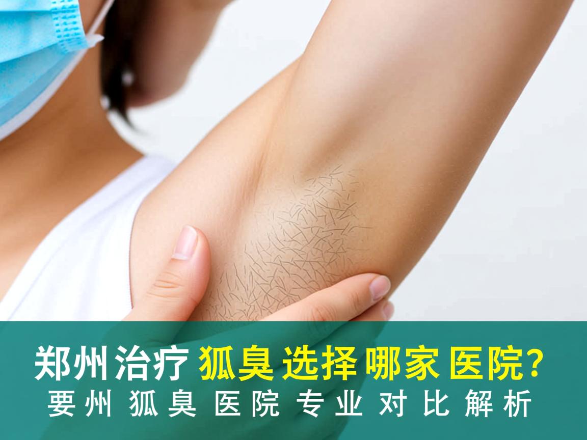 郑州治疗狐臭选择哪家医院？郑州狐臭医院专业对比解析