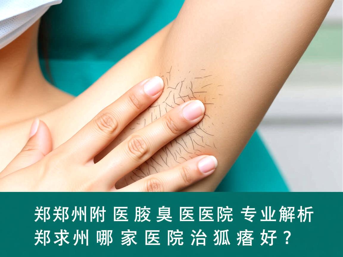 郑州附医腋臭医院专业解析，郑州哪家医院治狐臭好？
