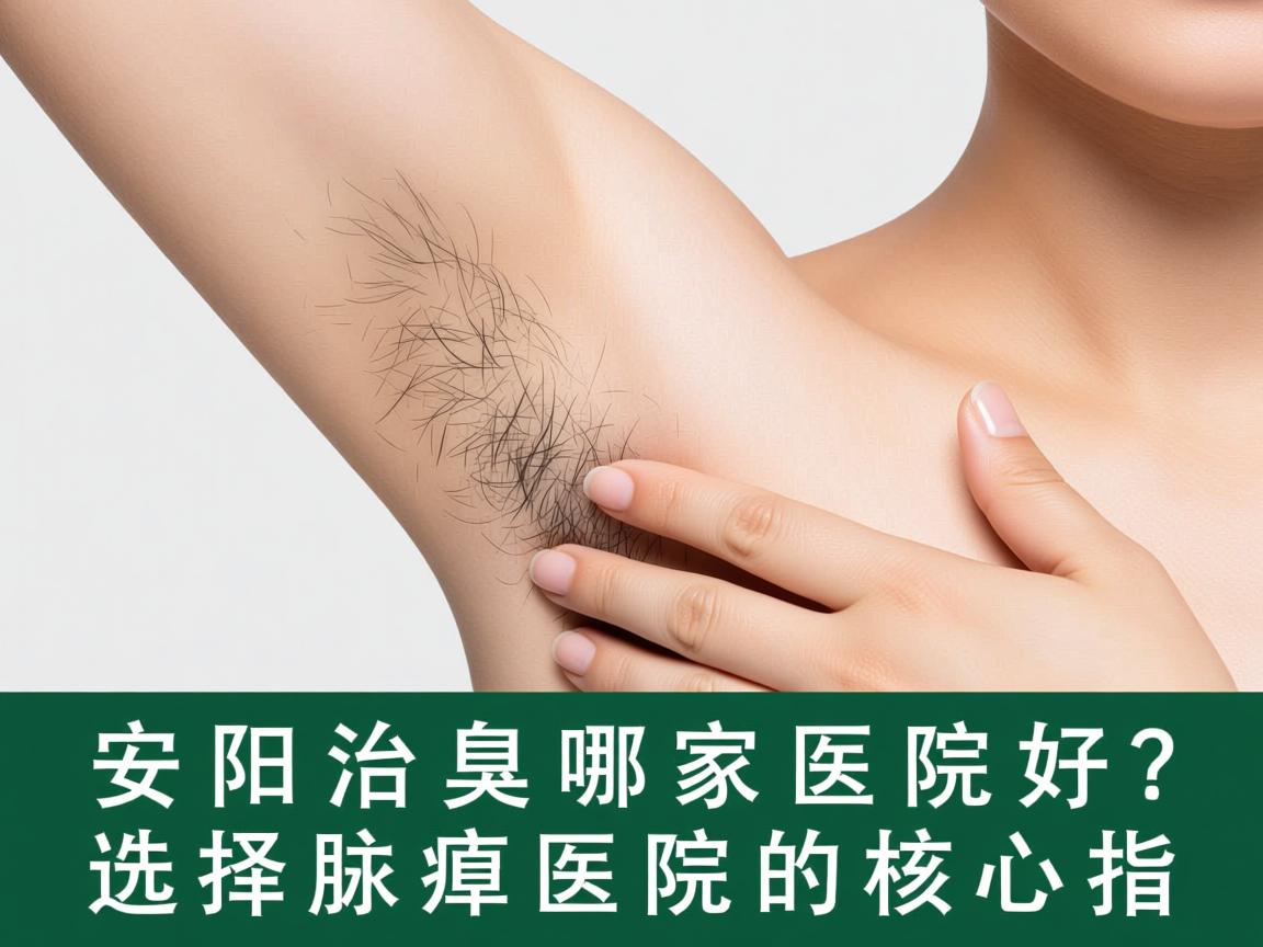 安阳治腋臭哪家医院好？安阳选择腋臭医院的核心指南