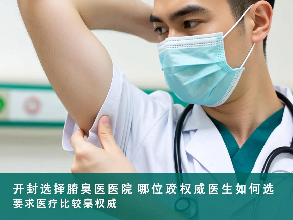开封选择腋臭医院，哪位医生比较权威，权威医生如何选