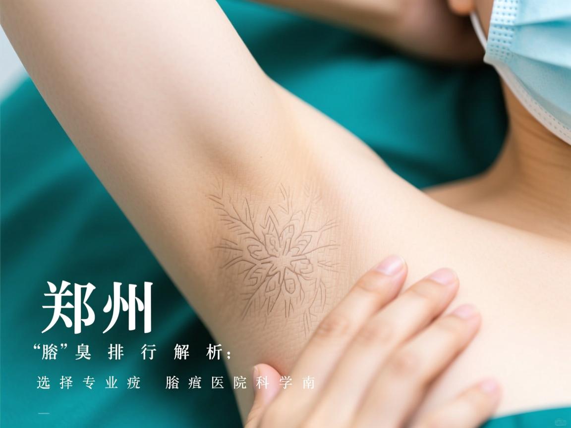郑州腋臭医院排行解析，选择专业腋臭医院的科学指南