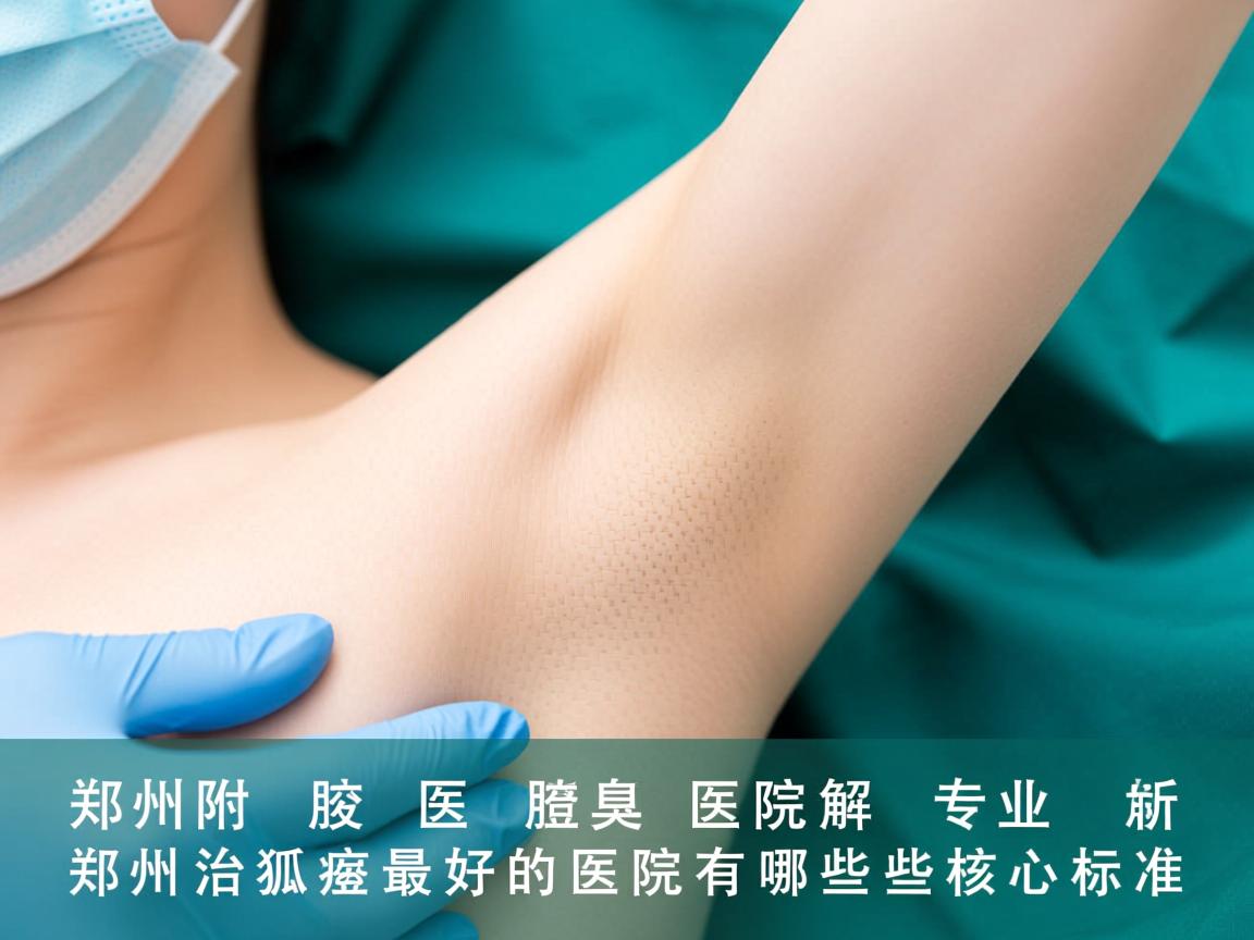 郑州附医腋臭医院专业解析，郑州治狐臭最好的医院有哪些核心标准