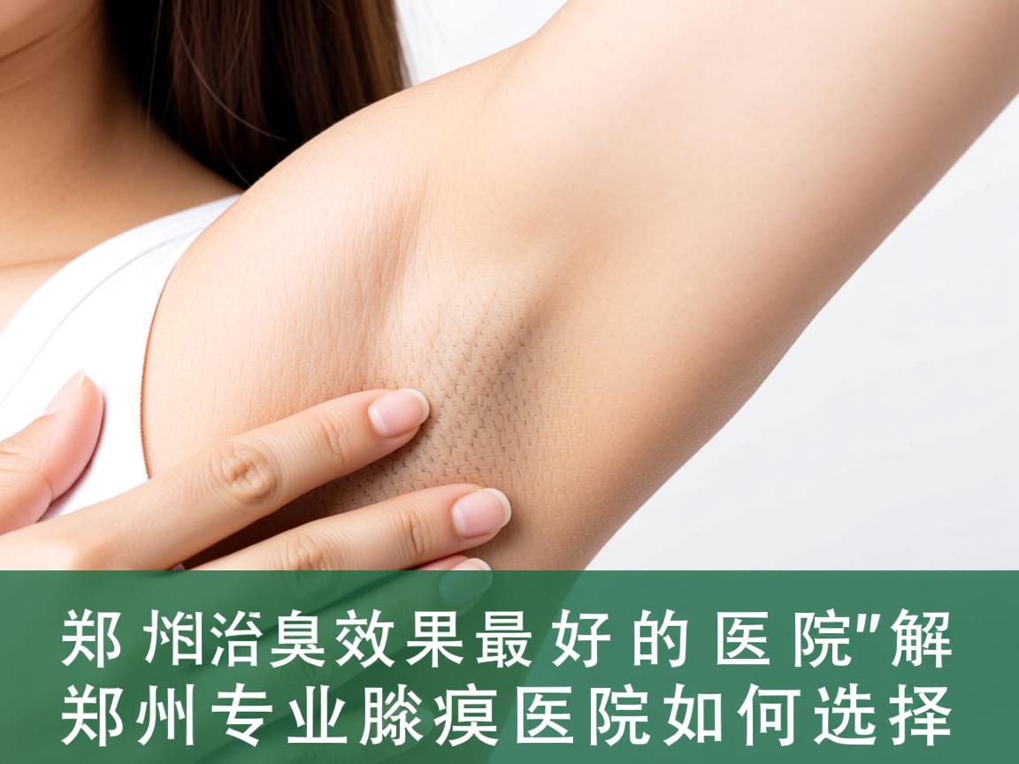 郑州治腋臭效果最好的医院解析，郑州专业腋臭医院如何选择