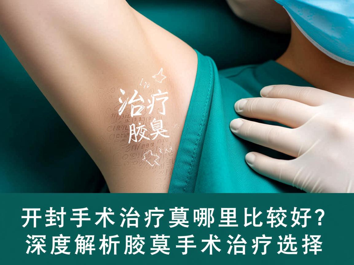 开封手术治疗腋臭哪里比较好？深度解析腋臭手术治疗选择