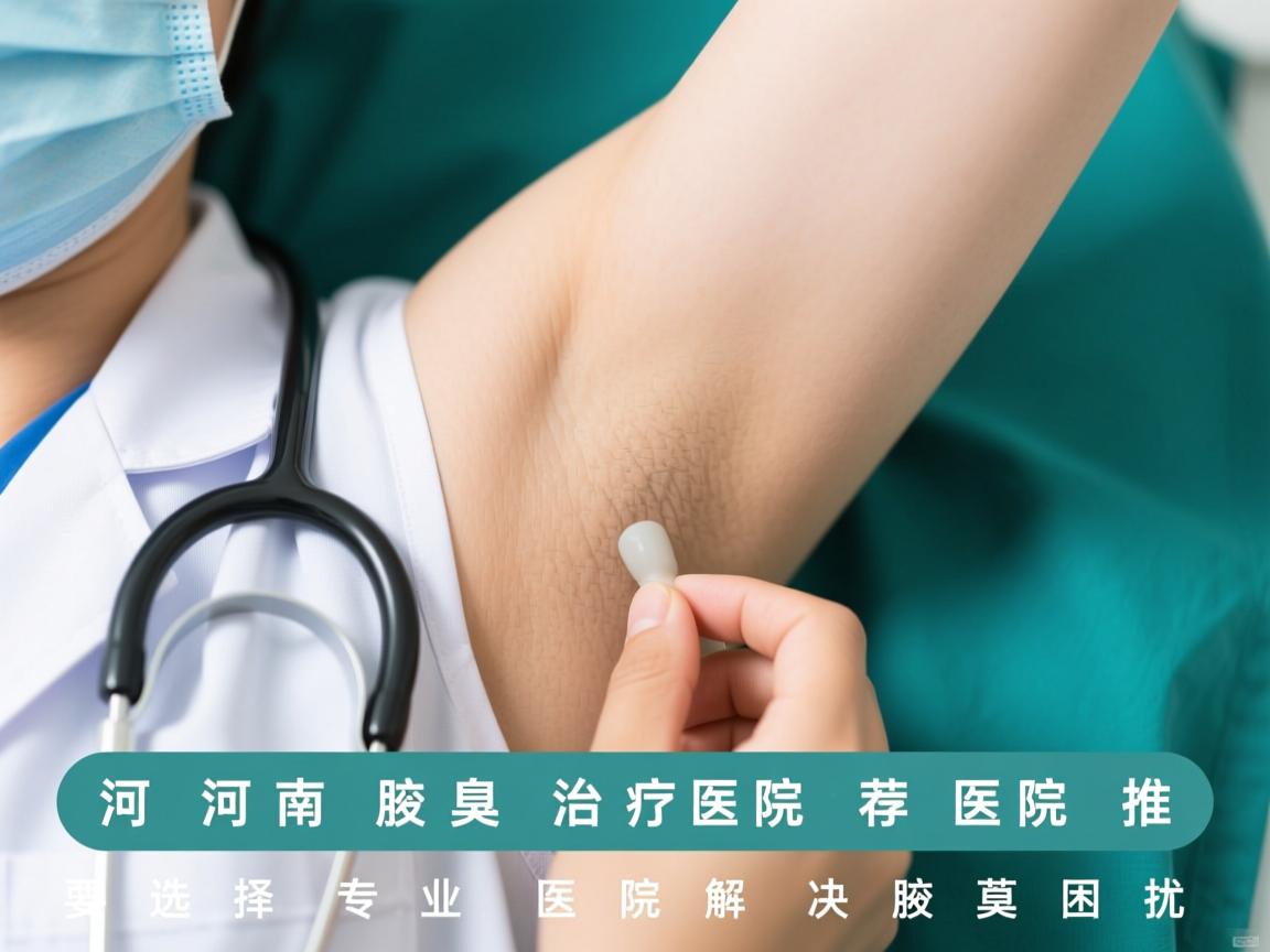 河南腋臭治疗医院推荐，选择专业医院解决腋臭困扰
