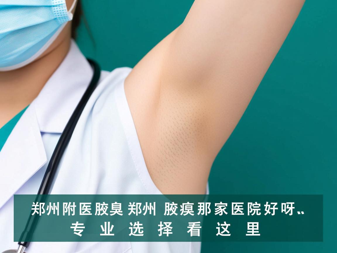 郑州附医腋臭医院解析，郑州去腋臭那家医院好呀，专业选择看这里