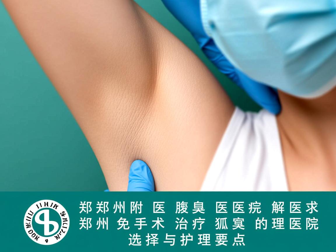 郑州附医腋臭医院解析,郑州免手术治疗狐臭的医院选择与护理要点 郑州附医腋臭医院解析,郑州免手术治疗狐臭的医院选择与护理要点