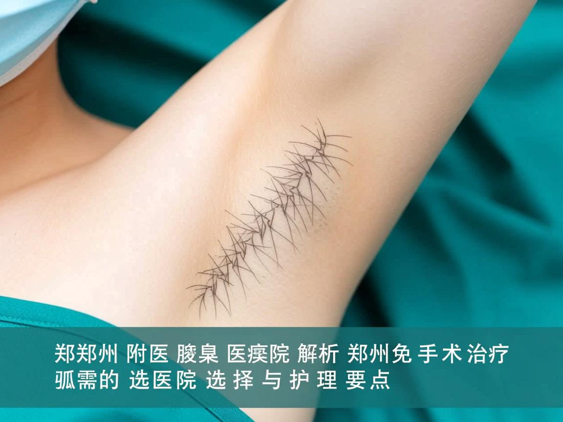 郑州附医腋臭医院解析,郑州免手术治疗狐臭的医院选择与护理要点 郑州附医腋臭医院解析,郑州免手术治疗狐臭的医院选择与护理要点
